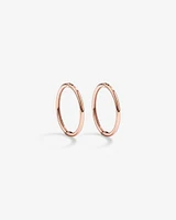 12mm Sleepers in 10kt Rose Gold