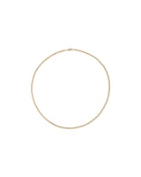 50cm (20") 2.95mm Width Semi Solid Diamond Cut Curb Chain in 10kt Yellow Gold