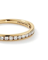 0.25 Carat TW Channel Set Diamond Wedding Ring in 14kt Gold