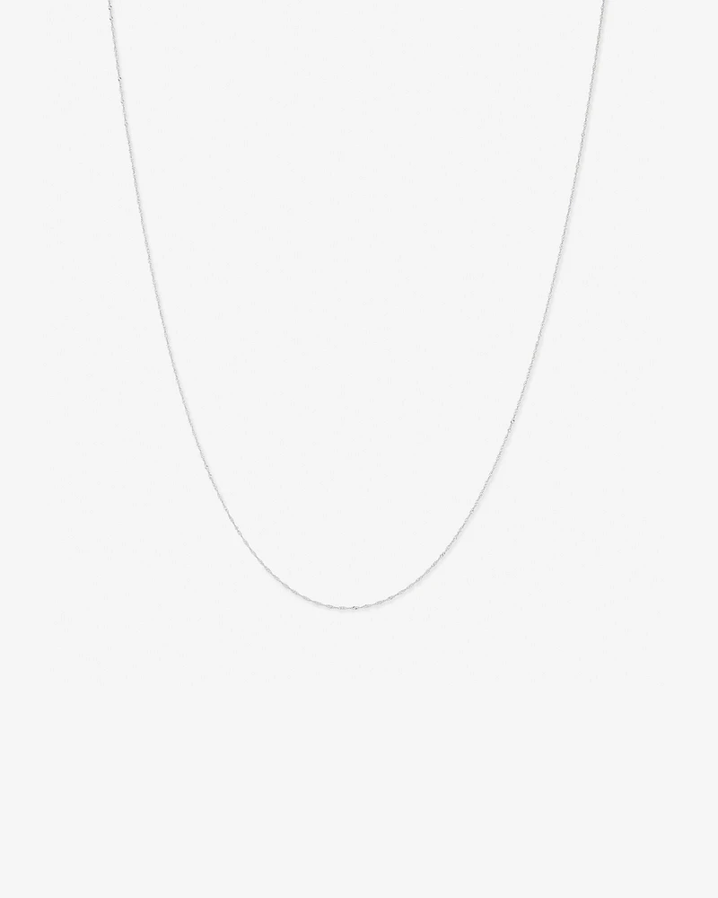 45cm (18") Singapore Chain in 10kt Yellow Gold