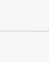 19cm (7.5") 1.5mm Width Fine Ball Station Chain Bracelet in Sterling Silver