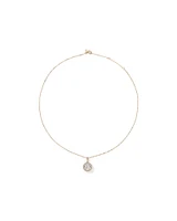 Carat TW Diamond Halo Everlight Pendant in 10kt White Gold