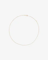45cm (18") 1mm-1.5mm Width Solid Belcher Chain in 10kt Yellow Gold