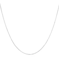 50cm (20") 0.66mm Width Box Chain in 10kt Yellow Gold
