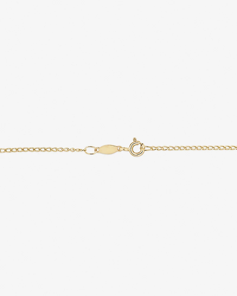50cm (20") Curb Chain in 10kt Yellow Gold