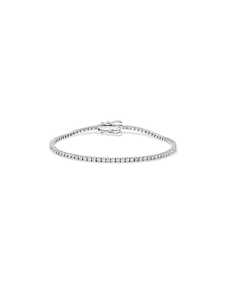 1.10 Carat TW Diamond Tennis Bracelet in 10kt White Gold