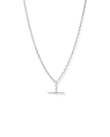 45cm (18") 4.5mm-5mm Width Belcher Fob Chain in Sterling Silver