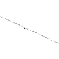 45cm (18”) 2mm-2.5mm Width Hollow Paperclip Chain in 10kt Yellow Gold