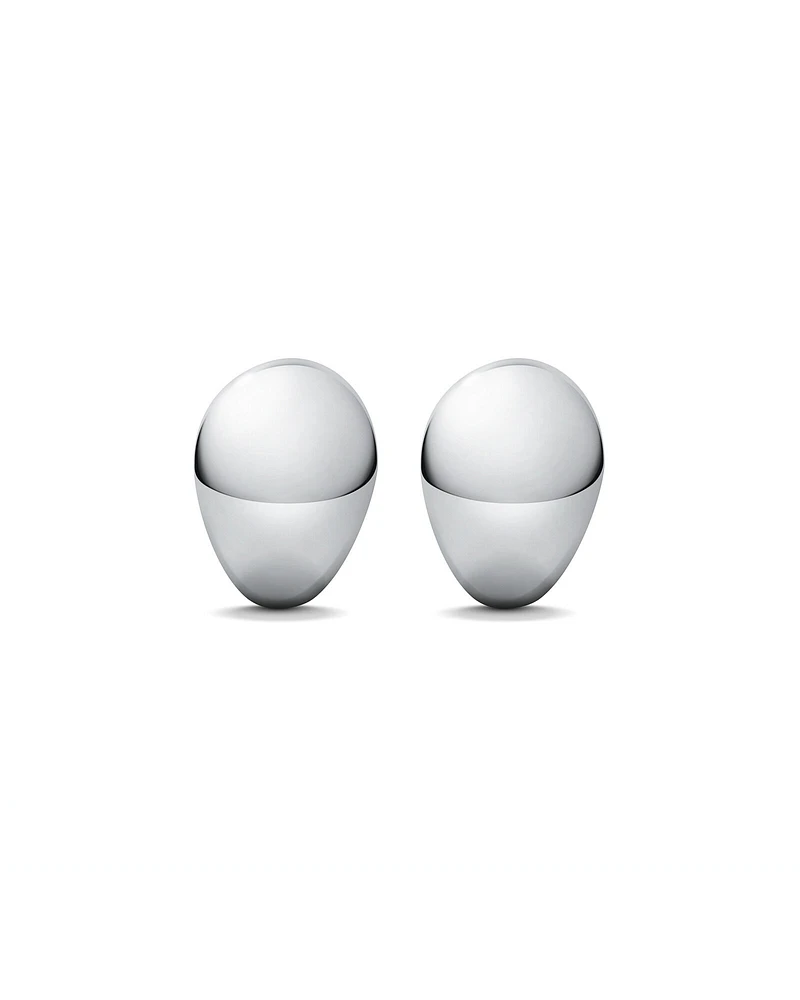Polished Bold Dome Stud Earrings in Sterling Silver