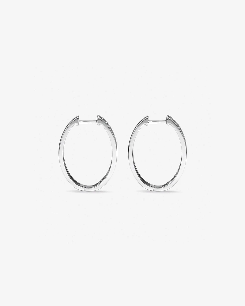 Huggie Earrings with Carat TW of Diamonds in 10kt Rose Gold