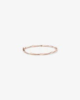 60mm Hollow Twist Bangle In 10kt Yellow Gold