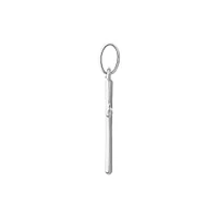 Cross Pendant in 10kt White Gold
