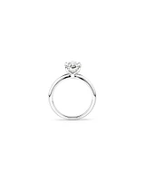 2.00 Carat TW Oval Cut Laboratory-Grown Diamond Solitaire Engagement Ring in 14kt White Gold