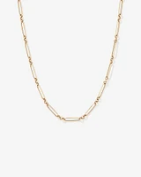 5.00mm Wide Paperclip 3 and 1 Chain in 10kt Yellow Gold