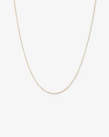 50cm (20") Fine Rolo Chain in 10kt Yellow Gold