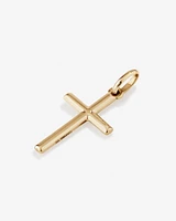 Cross Pendant in 10kt White Gold