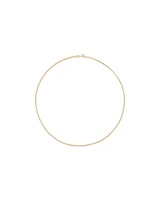 45cm (18") Hollow Belcher Chain in 10kt Yellow Gold