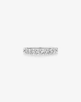 10 Stone Wedding Band with .90 Carat TW Diamonds in 14kt White Gold