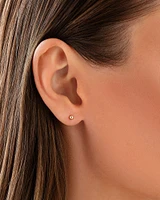 3mm Ball Stud Earrings in 10kt Rose Gold