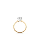 Evermore Certified Solitaire Ring With 1 Carat TW Diamond In 14kt White Gold