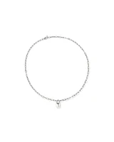 Signature Lock Necklace in Sterling Silver