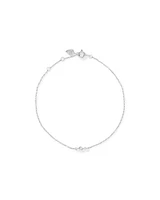 Bracelet With 0.15 Carat TW Diamonds in 18kt White Gold