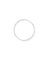 3.7mm Solid Round Bangle in Sterling Silver