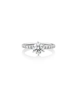 Sir Michael Hill Designer Engagement Ring with 1.37Carat TW of Diamonds in 18kt White Gold