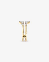 Bague amplificatrice avec 0,33 carat TW de diamants en or jaune 14kt