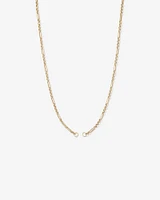 50cm (20") 7 and 1 Belcher and Paperclip Open Pendant Chain in 10kt Yellow Gold