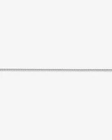55cm (22") 2-2.5mm Width Fine Curb Chain Necklace in Sterling Silver