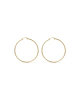 45mm Hoop Earrings in 10kt Yellow Gold