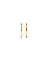 14mm Sleeper Earrings in 10kt Yellow Gold