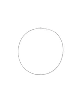 50cm (20") 1.82mm Width Round Box Chain Necklace in Sterling Silver