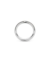 6mm Polished and Brushed Tungsten Wedding Band