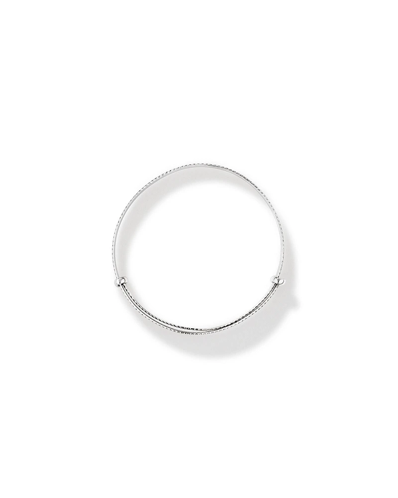 42mm Expandable Baby Bangle in Sterling Silver