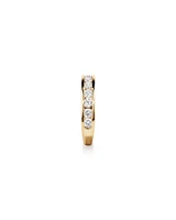1.00 Carat TW Channel Set Round Brilliant Laboratory-Grown Diamond Wedding Ring in 14kt Yellow Gold