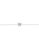 Cubic Zirconia Butterfly Bracelet in Sterling Silver