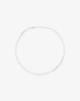 45cm (17") 4.5mm-5mm Width Snake Chain In Sterling Silver