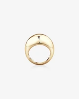Wide Dome Ring in 10kt Yellow Gold