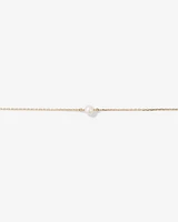 Bracelet with Cultured Freshwater Pearl in 10kt Yellow Gold