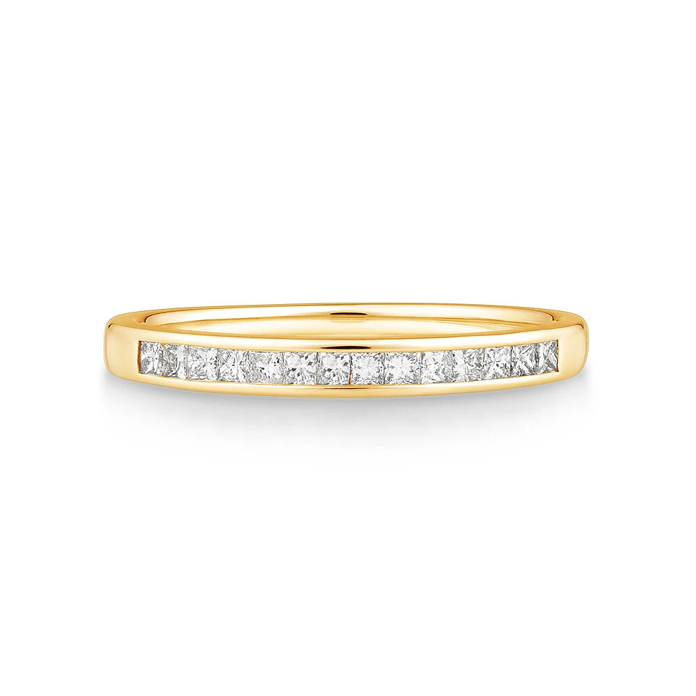 Evermore Wedding Band with 0.25 Carat TW of Diamonds in 14kt White Gold