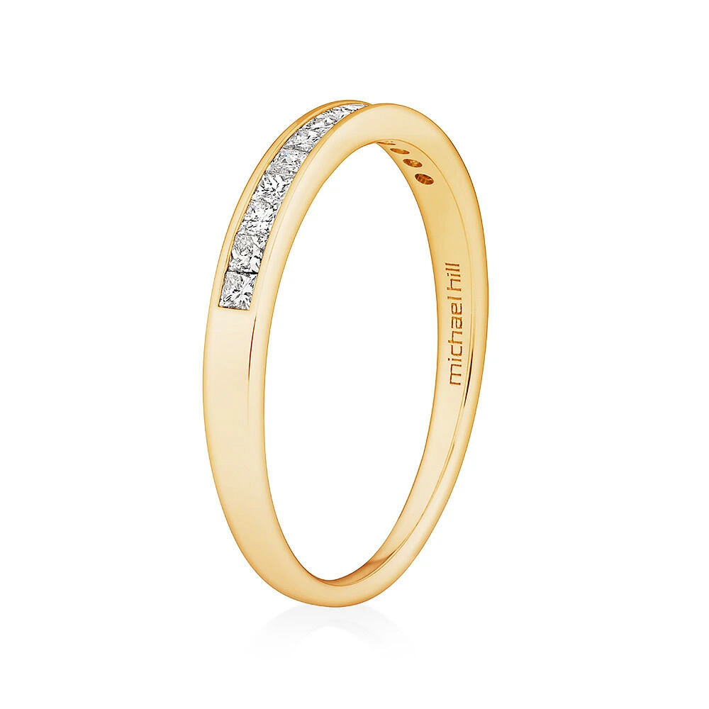 Evermore Wedding Band with 0.25 Carat TW of Diamonds in 14kt White Gold