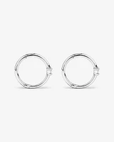 Diamond Accent Sleeper Earrings in 10kt White Gold