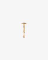 1.25 Carat TW Round Brilliant Laboratory-Grown Diamond Solitaire Bezel Set Engagement Ring in 14kt Yellow Gold