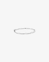 60mm Hollow Twist Bangle In 10kt Yellow Gold