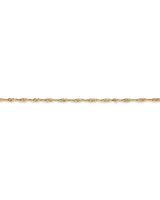 19cm (7.5") Singapore Bracelet in 10kt Yellow Gold