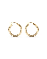 15mm Hoop Earrings in 10kt Yellow Gold