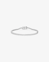 1.50 Carat TW Laboratory-Grown Diamond Tennis Bracelet in Sterling Silver
