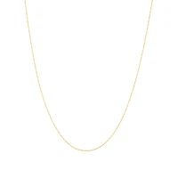 45cm (18") Singapore Chain in 10kt Yellow Gold